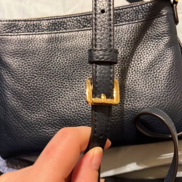 Navy blue lightweight small Michael kors crossbody or shoulder bag - Picture 5 of 10